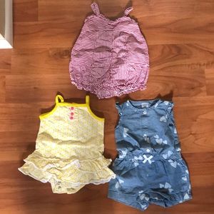 Baby girl onesie bundle